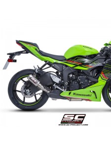 Silencieux SC Project CR-T Titane Kawasaki Ninja ZX-6R (2024-2025) | Réf. K35B-T36T