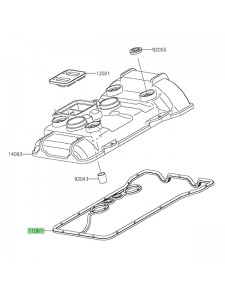 Joint de cache culbuteur Kawasaki 110611337 | Moto Shop 35