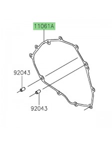 Joint de carter d'embrayage Kawasaki 110611253 | Moto Shop 35
