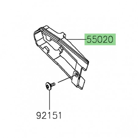Patin de chaîne d'origine Kawasaki 550202199 | Moto Shop 35