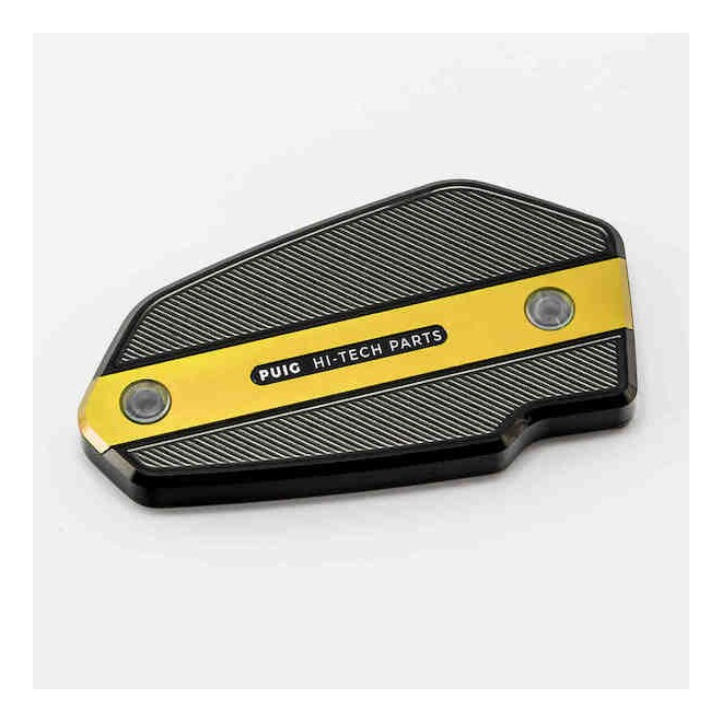 Couvercle doré bocal maitre cylindre de frein avant Puig Kawasaki Z900 (2018-2024) | Réf. 9275O