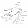Protection thermique noire Kawasaki 550201967