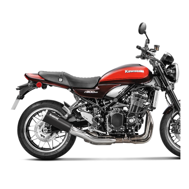 Silencieux Slip-On Titane noir Akrapovic Kawasaki Z900RS/RS Café (2018-2024) | Réf. S-K9SO5-HBAVTBL