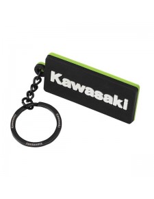 Porte-clefs Kawasaki bicolore noir/vert | Réf. 107MGU2410
