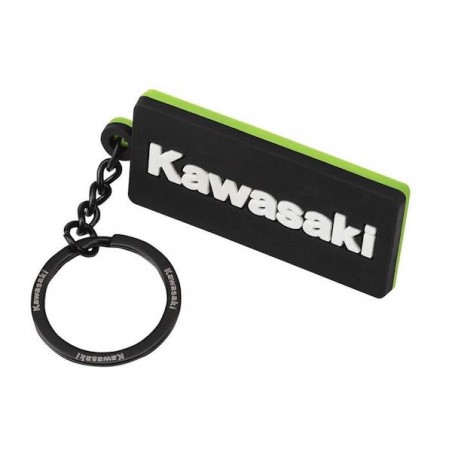 Porte-clefs Kawasaki bicolore noir/vert | Réf. 107MGU2410