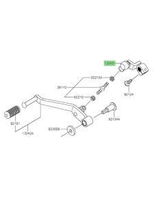 Rotule de sélecteur de vitesse Kawasaki 132420253 | Moto Shop 35
