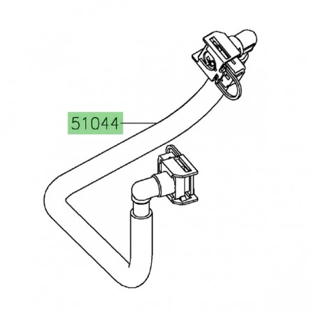 Durite d'essence Kawasaki 510441000 | Moto Shop 35