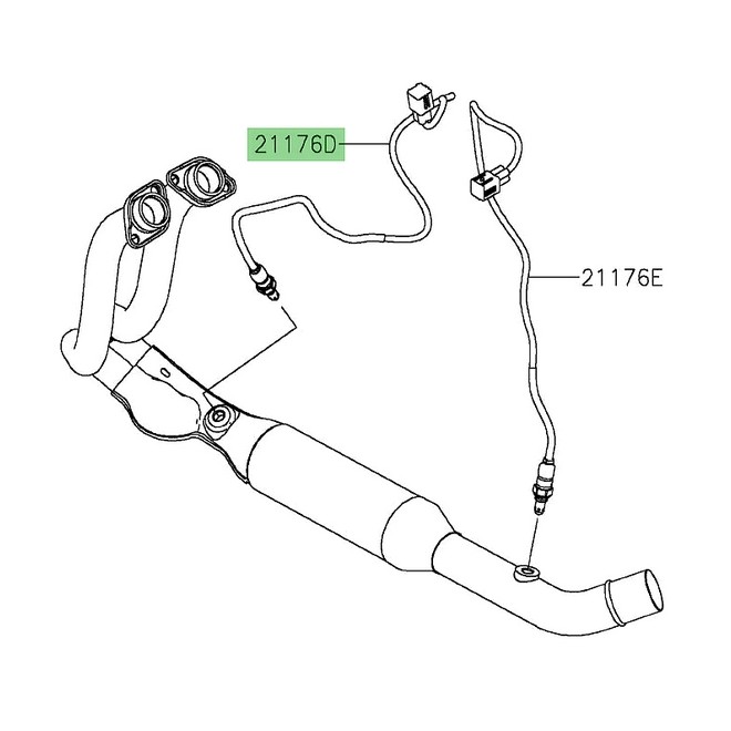 Sonde lambda avant Kawasaki Eliminator 500 (SE) (2024-2025) | Réf. 211761184