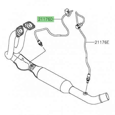 Sonde lambda avant Kawasaki Eliminator 500 (SE) (2024-2025) | Réf. 211761184