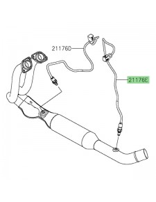 Sonde lambda arrière Kawasaki Eliminator 500 (SE) (2024-2025) | Réf. 211761185