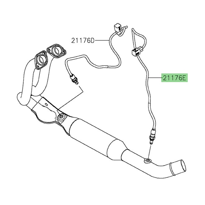 Sonde lambda arrière Kawasaki Eliminator 500 (SE) (2024-2025) | Réf. 211761185