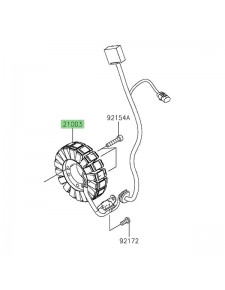 Alternateur d'origine Kawasaki Eliminator 500 (SE) (2024-2025) | Réf. 210030220