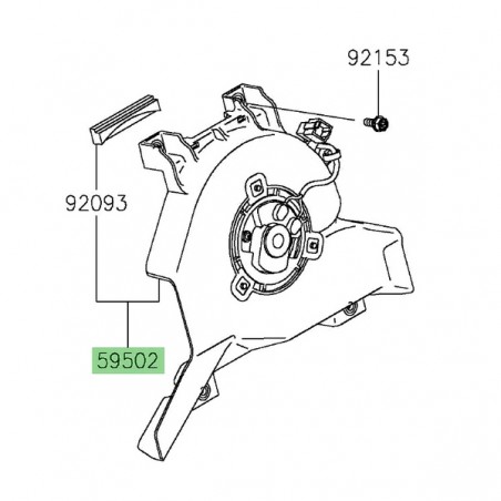 Ventilateur d'origine Kawasaki 595020646 | Moto Shop 35