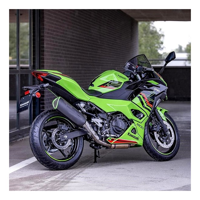 Silencieux Sport Remus (Noir avec liseré argenté) Kawasaki 258EXP0131S | Moto Shop 35