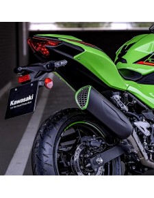 Silencieux Sport Remus (Noir avec liseré argenté) Kawasaki 258EXP0131S | Moto Shop 35