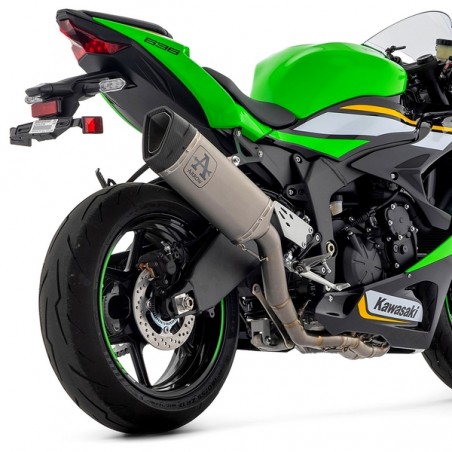 Ligne complète Arrow Pista full Titane Kawasaki Ninja ZX-6R (2024-2025) | Réf. 71209PTZ