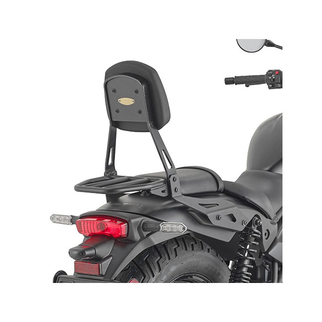 Sissy Bar Givi TS4134C Kawasaki Eliminator 500 (+SE) (2024-2025) | Moto Shop 35
