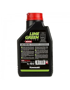 Huile Motul Kawasaki Lime Green 10W40 (1 litre) | Moto Shop 35