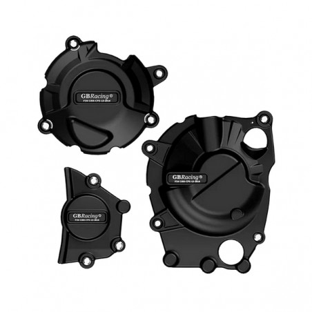 Kit protections carters moteur GB Racing Kawasaki Ninja ZX-4R (2024-2025) | Réf. EC-ZX-25R-2020-SET-GBR