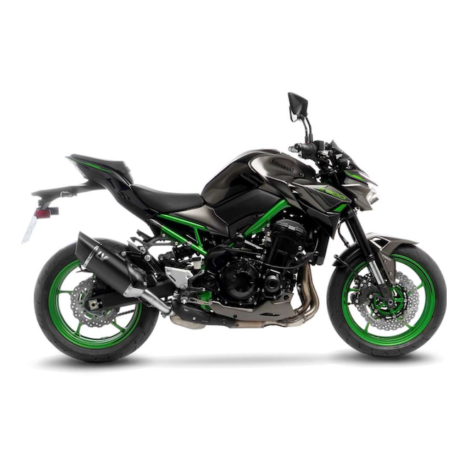 Silencieux LeoVince LV-14R Inox Black Édition Kawasaki Z900 (2020-2024) | Réf. 15603B