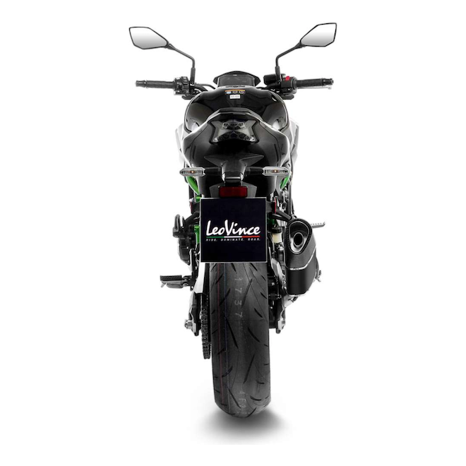 Silencieux LeoVince LV-14R Inox Black Édition Kawasaki Z900 (2020-2024) | Réf. 15603B