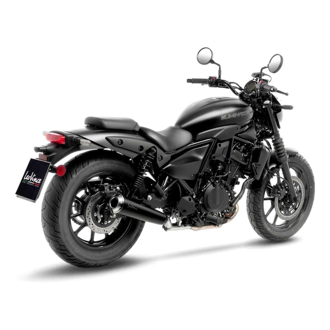 Silencieux LeoVince Classic Racer Black Edition Kawasaki Eliminator 500 (2024-2026) | Réf. 15010B