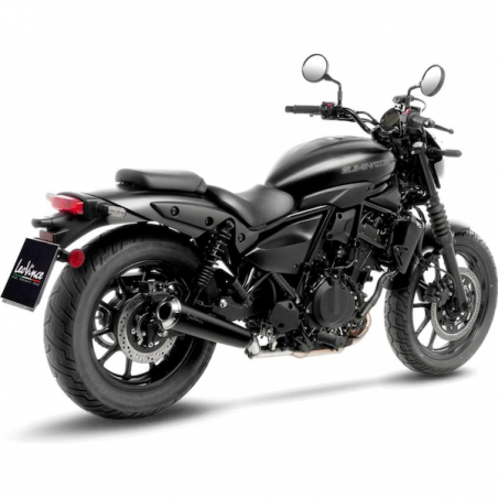 Silencieux LeoVince Classic Racer Black Edition Kawasaki Eliminator 500 (2024-2026) | Réf. 15010B