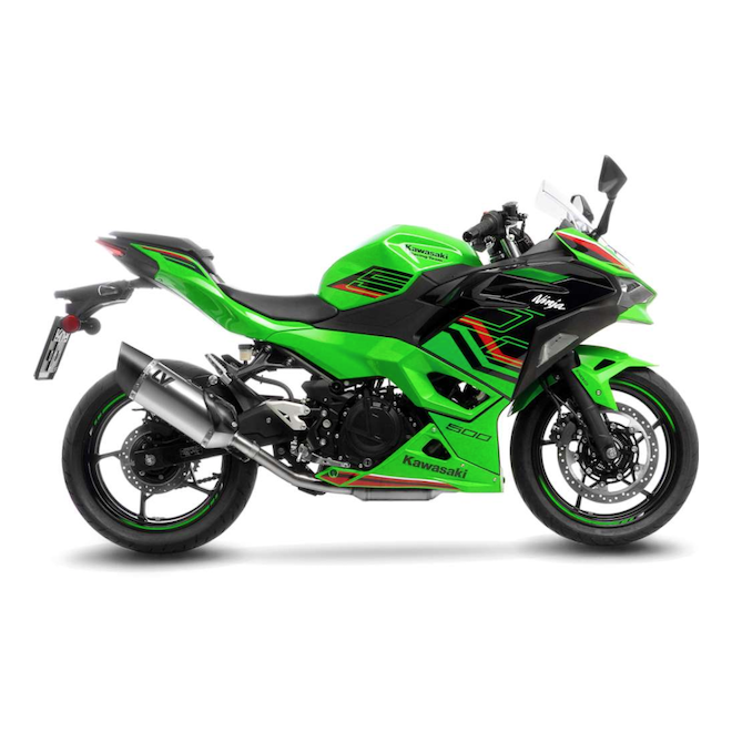 Silencieux LeoVince LV-14R Inox Kawasaki Ninja 500 (2024) | Réf. 15607