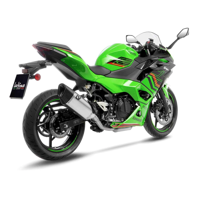 Silencieux LeoVince LV-14R Inox Kawasaki Ninja 500 (+SE) (2024-2026) | Réf. 15607