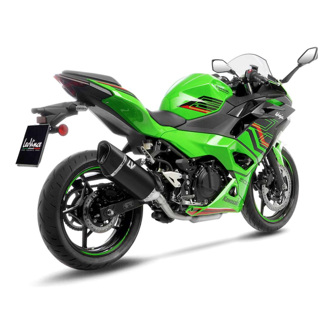 Silencieux LeoVince LV-14R Inox Black Edition Kawasaki Ninja 500 (+SE) (2024-2026) | Réf. 15607B