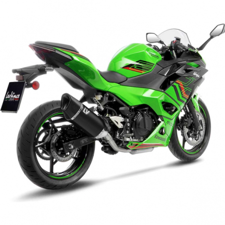 Silencieux LeoVince LV-14R Inox Black Edition Kawasaki Ninja 500 (2024) | Réf. 15607B