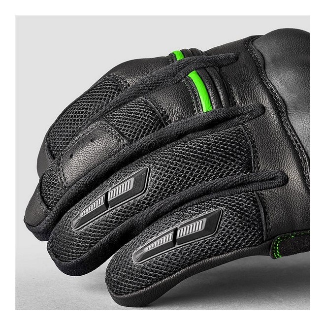 Gants Mesh/Cuir urbain homme Kawasaki Dijon II | Moto Shop 35