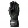 Gants racing cuir noir/vert Kawasaki Milan II | Moto Shop 35