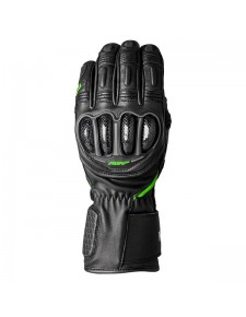 Gants racing cuir noir/vert Kawasaki Milan II | Moto Shop 35