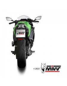 Ligne complète MIVV Delta Race Inox Kawasaki Ninja 650 (2024) | Réf. K.057.LDRX