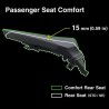 Selle confort passager (+15mm) Kawasaki Z900 (2025-2026) | Réf. 99994215112Y