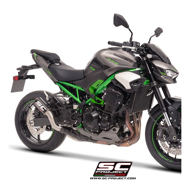Silencieux SC Project CR-T Carbone Kawasaki Z900 (2025) | Réf. K43A-T36CR