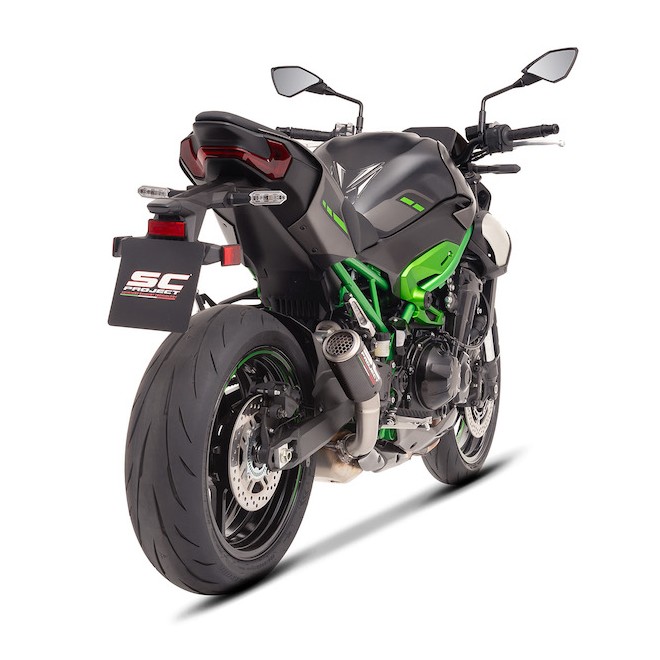 Silencieux SC Project CR-T Carbone Kawasaki Z900 (2025) | Réf. K43A-T36CR