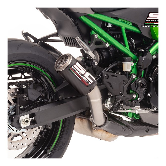 Silencieux SC Project CR-T Carbone Kawasaki Z900 (2025) | Réf. K43A-T36CR