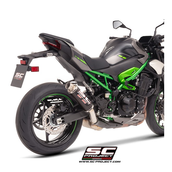 Silencieux SC Project GP-M2 Carbone Kawasaki Z900 (2025-2026) | Réf. K43A-18C