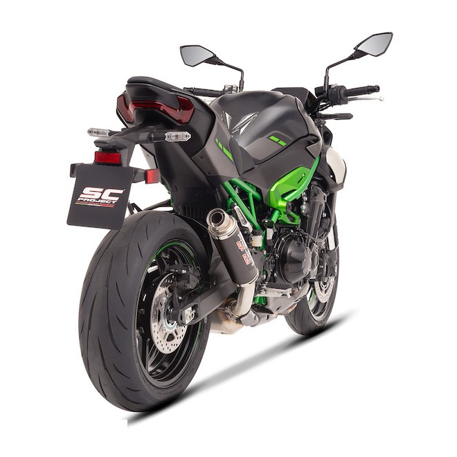 Silencieux SC Project GP-M2 Carbone Kawasaki Z900 (2025) | Réf. K43A-18C