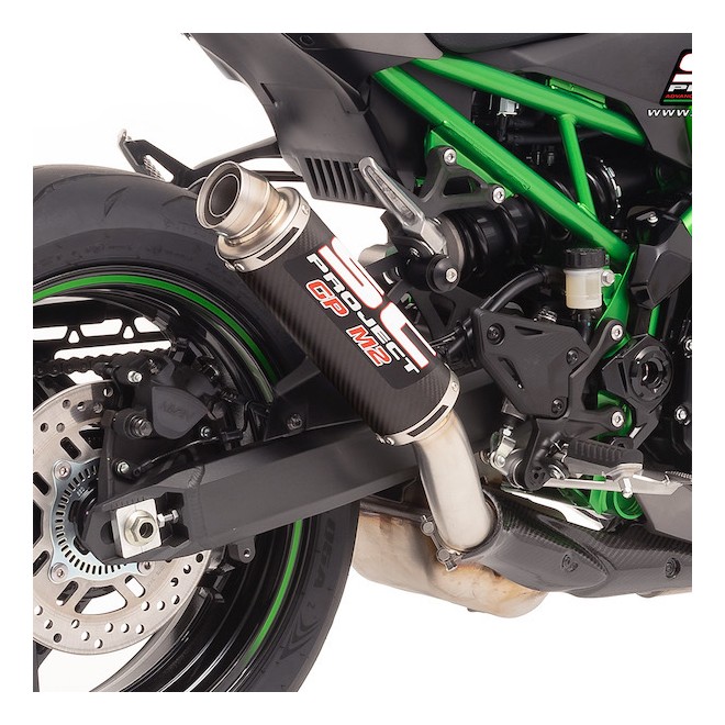 Silencieux SC Project GP-M2 Carbone Kawasaki Z900 (2025) | Réf. K43A-18C