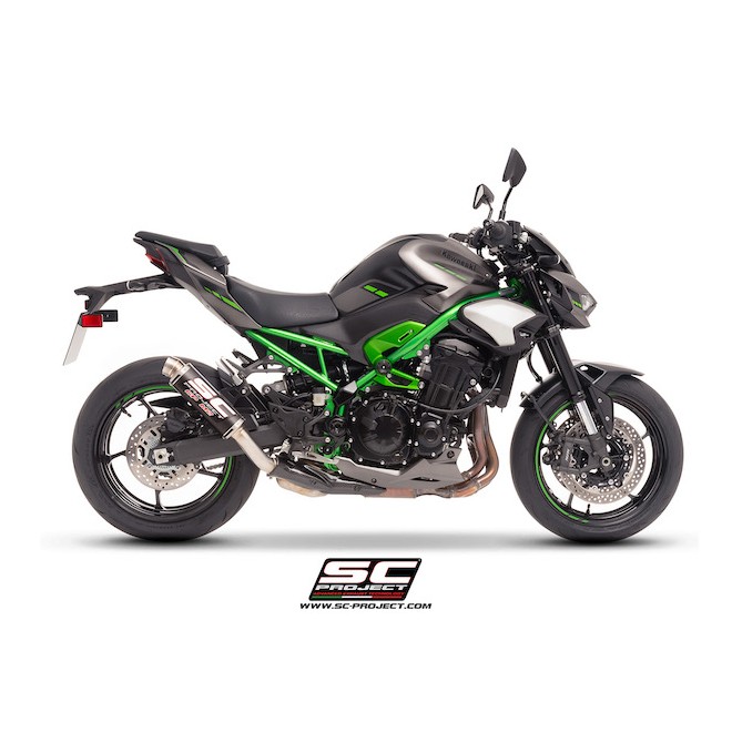 Silencieux SC Project GP-M2 Carbone Kawasaki Z900 (2025) | Réf. K43A-18C