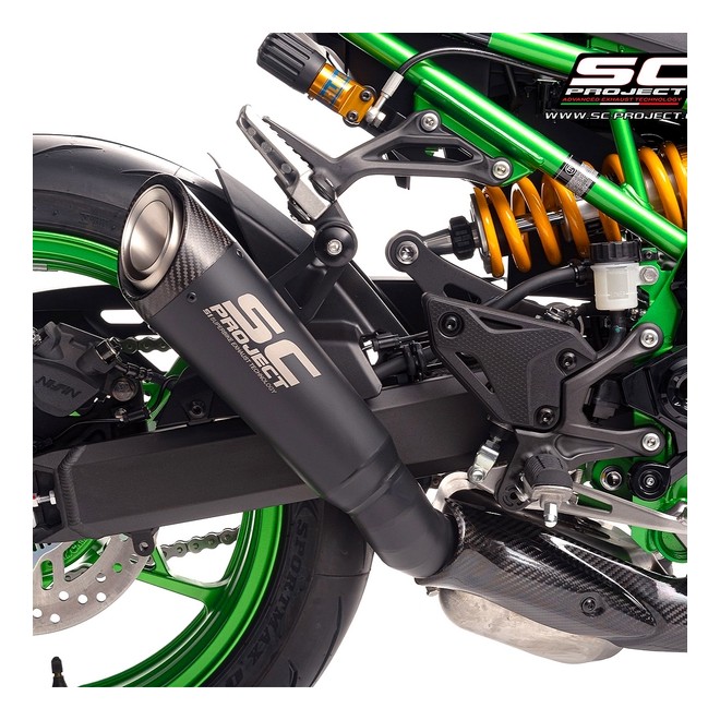 SC Project S1 Titane noir Kawasaki Z900 (2025-2026) | Réf. K43A-T41MB