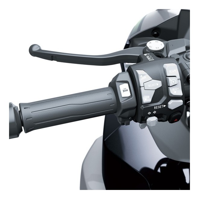 Kit poignées chauffantes réglables Kawasaki Ninja 1100SX (2025-2026) | Réf. 999942200
