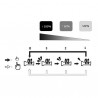 Kit poignées chauffantes réglables Kawasaki Ninja 1100SX (2025-2026) | Réf. 999942200