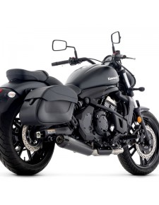 Ligne complète Rebel Aluminium noir Kawasaki Vulcan S (2025) | Réf. 74516RB