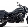Ligne complète Rebel Aluminium noir Kawasaki Vulcan S (2025) | Réf. 74516RB