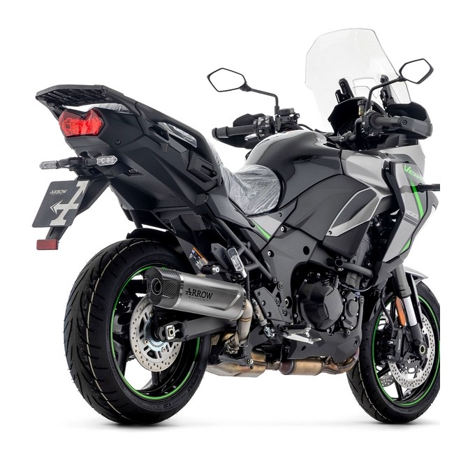 Silencieux Arrow Indy Race Evo Aluminium Dark Kawasaki Versys 1100SX (2025-2026) | Réf. 71993AKN