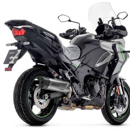Silencieux Arrow Indy Race Evo Aluminium Dark Kawasaki Versys 1100SX (2025-2026) | Réf. 71993AKN